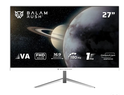 Monitor Gamer Plano 27 Va / Titan Mtg27y Fhd / 180hz/ Legend Blanco, Balam Rush, Monitores, 27, Fhd [Imagen 2]